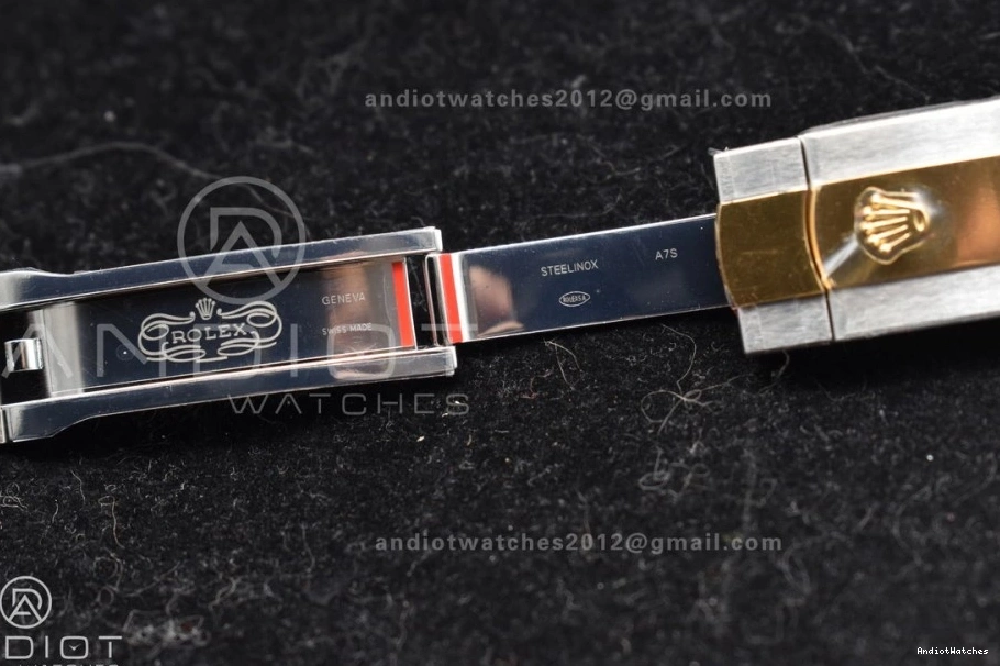 126333 YG 904L Oyster DateJust SS YG Steel Dial 41 Textured Edition Best Clean Sleek 608 VR 1:1 on Bracelet 0713